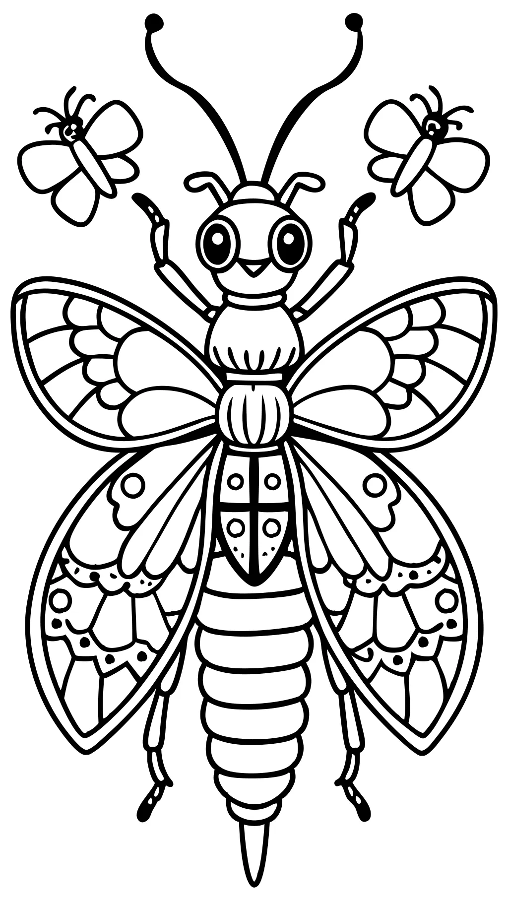 coloring pages of insects